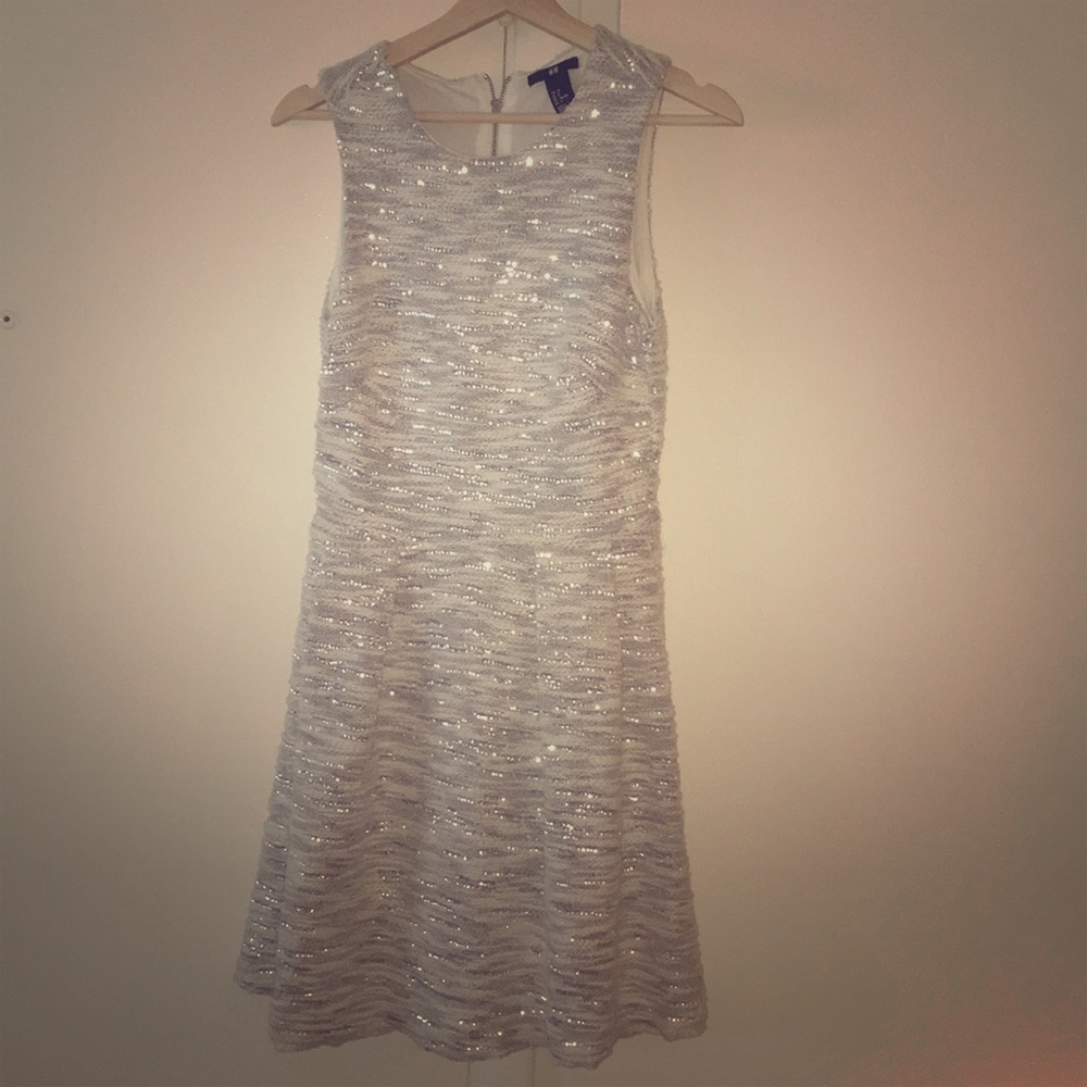 Sequin dress.